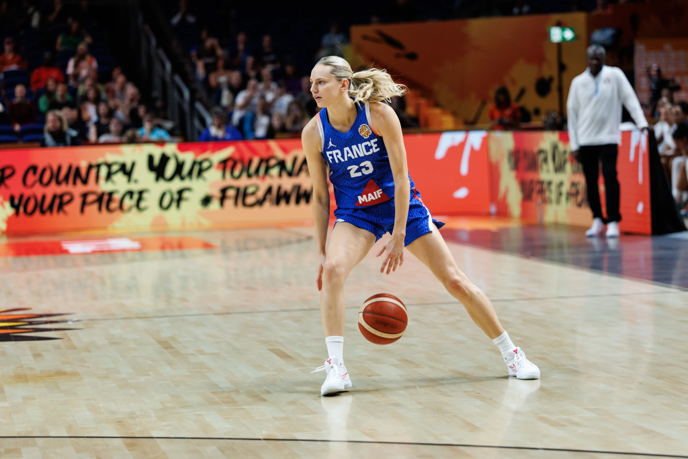 Marine Johannès pendant la Coupe du Monde 2026