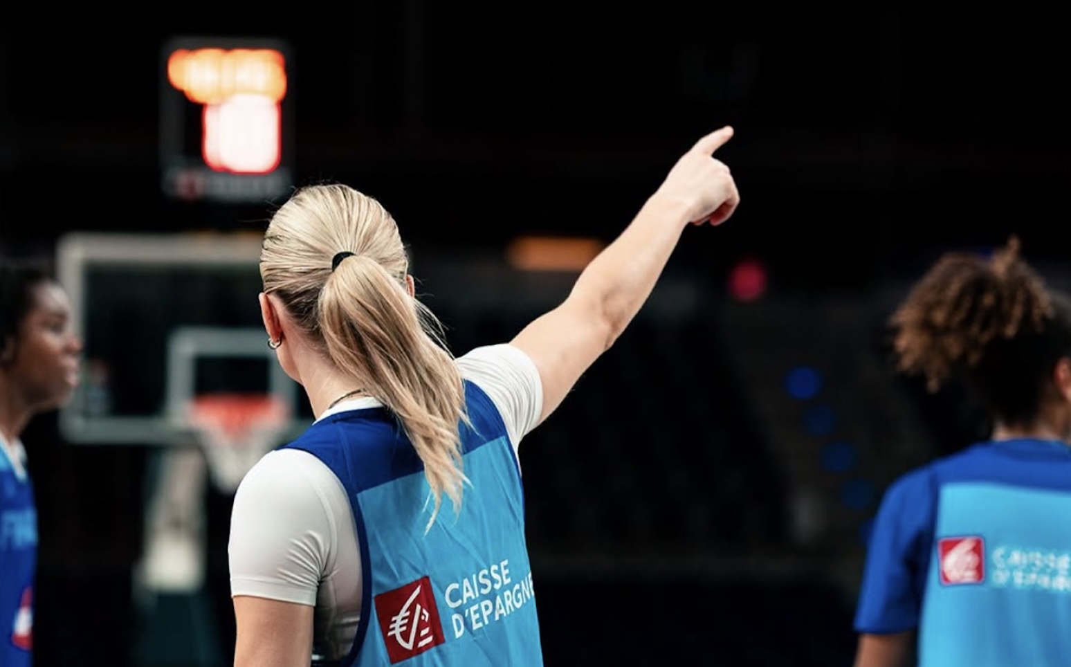 L'équipe de France réunie avant son entrée en Coupe du monde