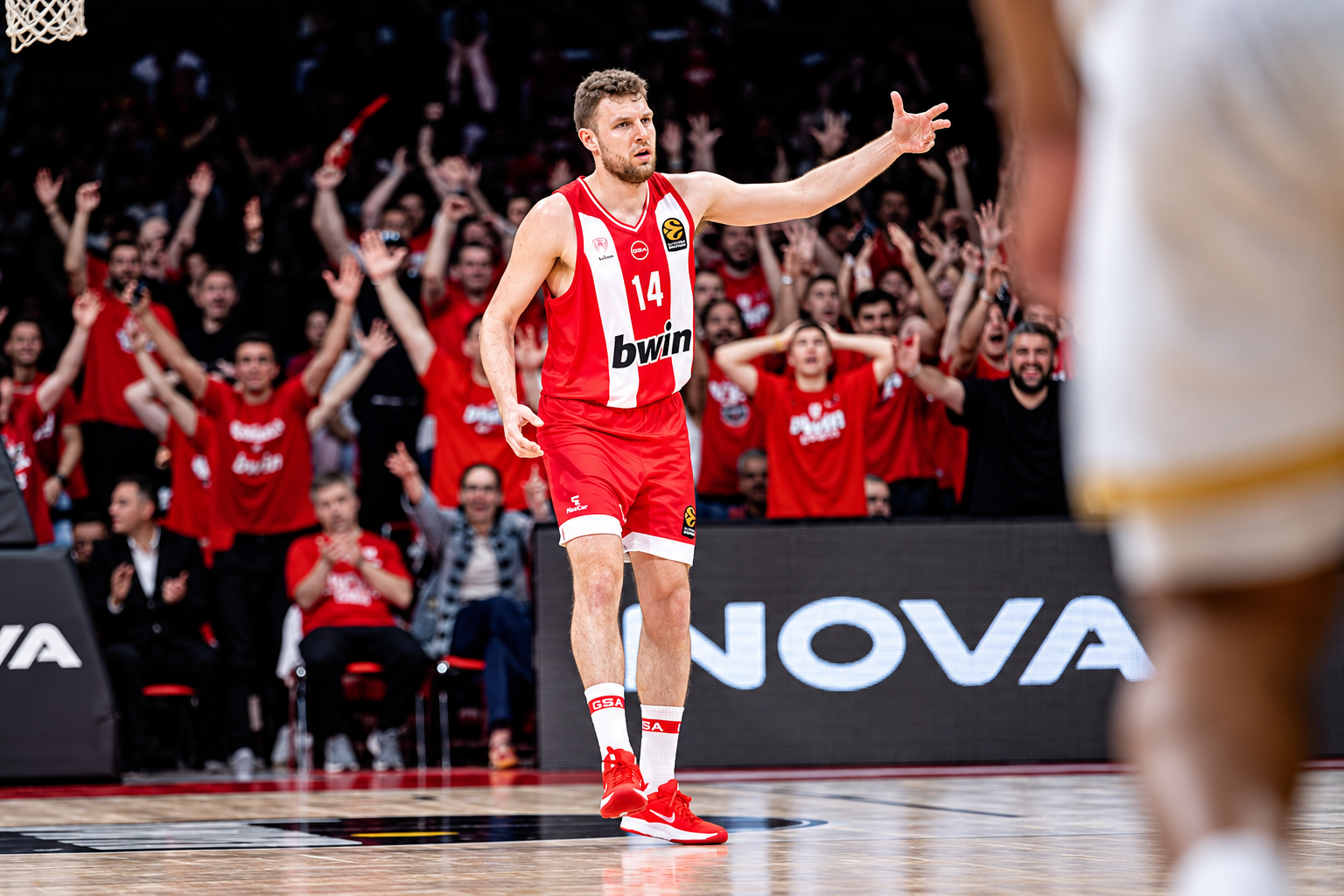 Sasha Vezenkov avec l'Olympiacos, Ballon d'Or EuroStep_FR 2026