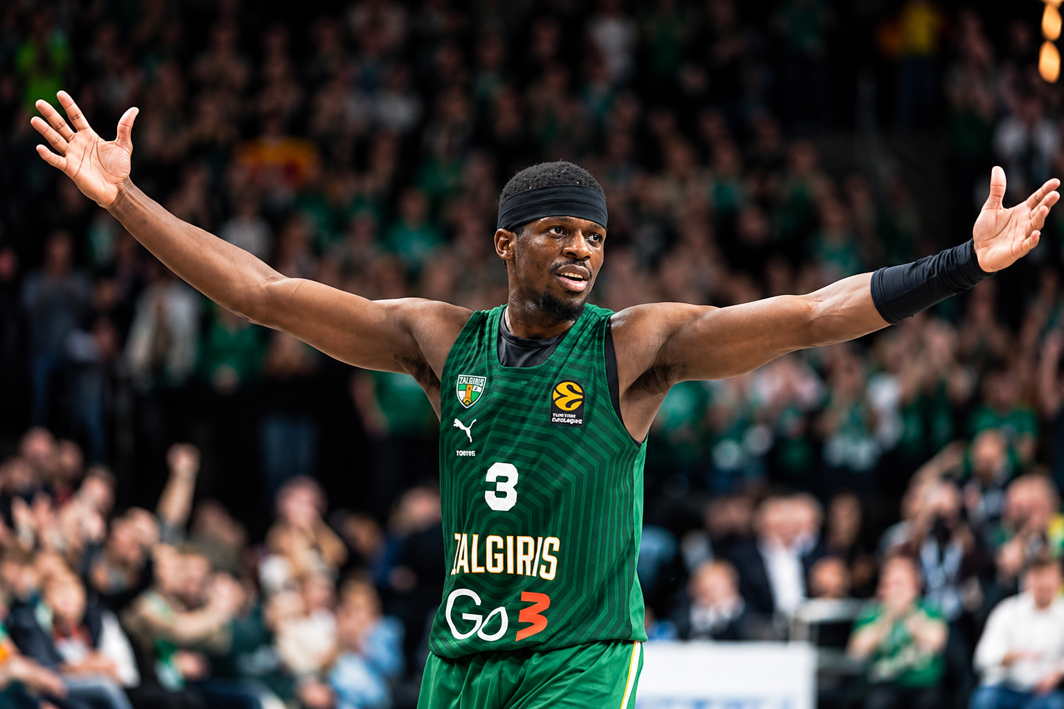 Sylvain Francisco avec le Žalgiris Kaunas en EuroLeague