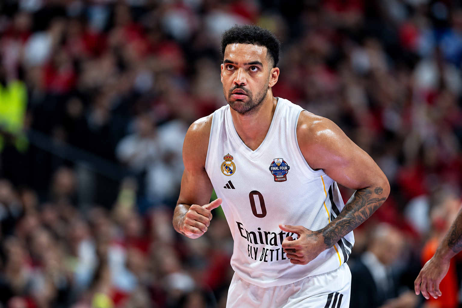 Trey Lyles avec le Real Madrid en EuroLeague